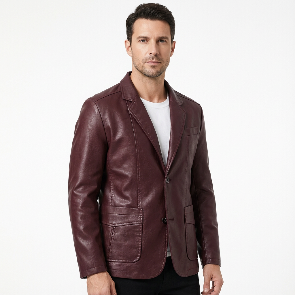 Jacket Men Bomber Style Flight Motorcycle Fit