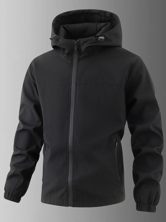 Jacket Men’s Lightweight windproof hooded zip-up
