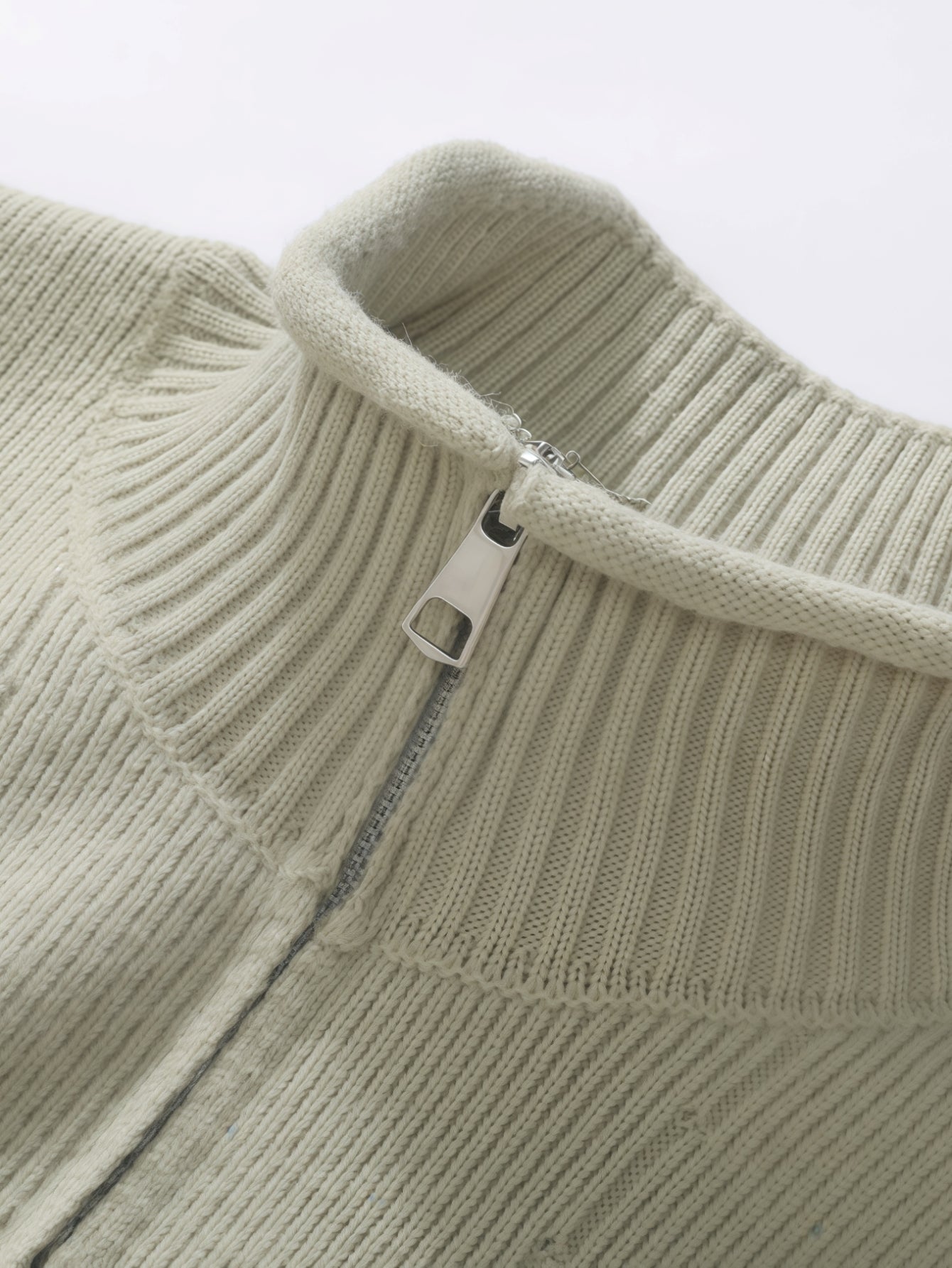 Cardigan Men’s Cable-Knit Oversized Full-Zip Pullover Sweater