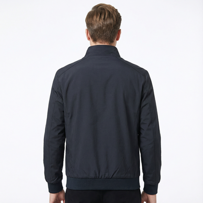 Bomber Jacket Men Slim Fit Casual Long Sleeve