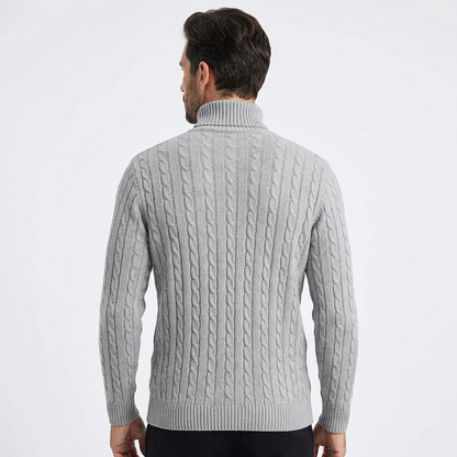Sweater Men High Neck Casual Fit