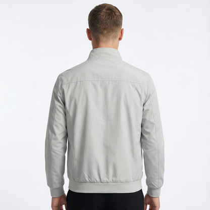 Bomber Jacket Men Slim Fit Casual Long Sleeve