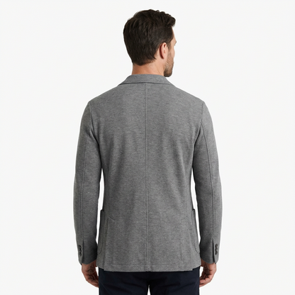 Business Blazer Men Slim Fit Structured Design