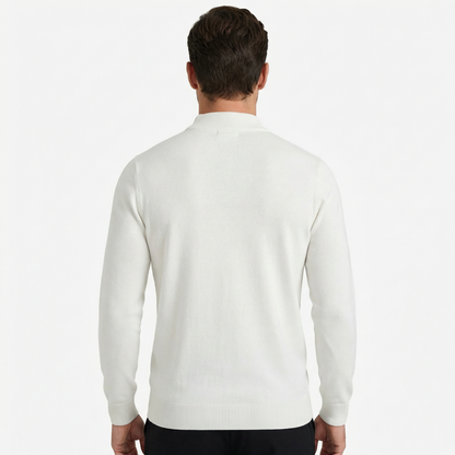 Sweater Men's Mock Neck Slim Fit