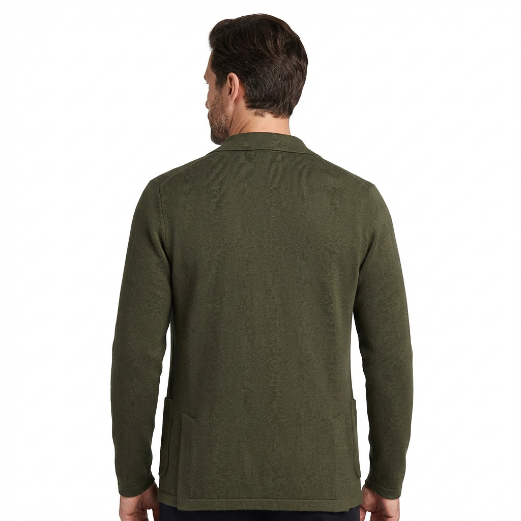 Business Blazer Men Slim Fit Structured Design