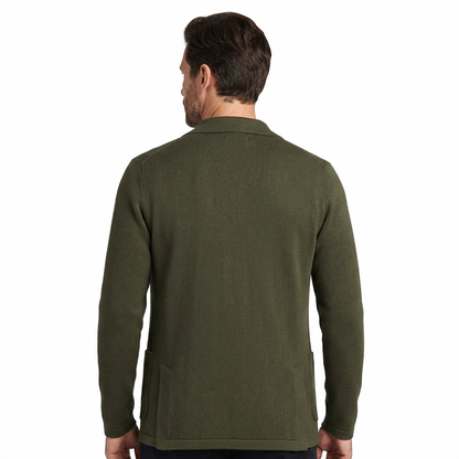 Business Blazer Men Slim Fit Structured Design