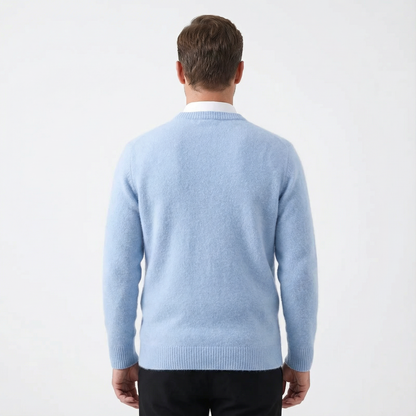 Sweater Men Classic O-Neck Long Sleeve