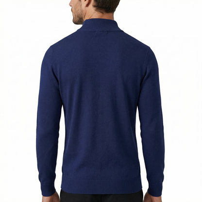Sweater Men's Mock Neck Slim Fit
