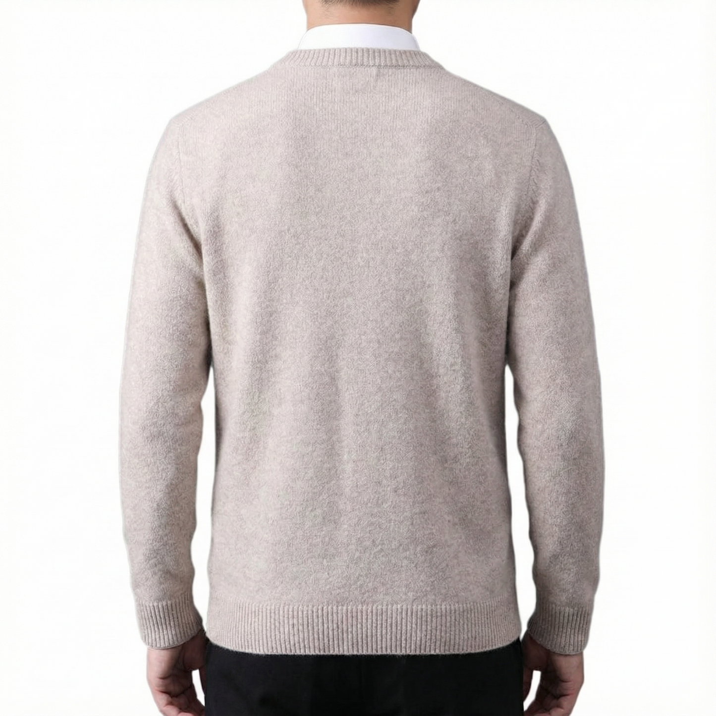 Sweater Men Classic O-Neck Long Sleeve