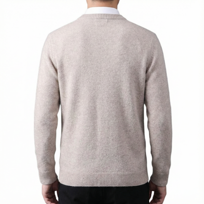 Sweater Men Classic O-Neck Long Sleeve