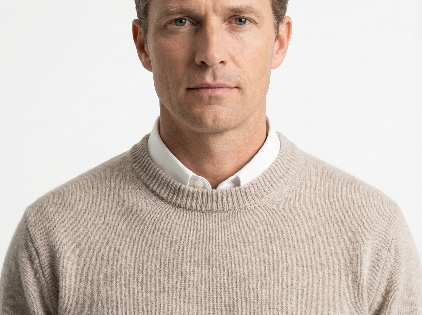 Sweater Men Classic O-Neck Long Sleeve