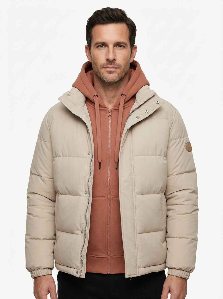 Winter Jacket Men’s Hooded Full-Zip Insulated Preston Hartley