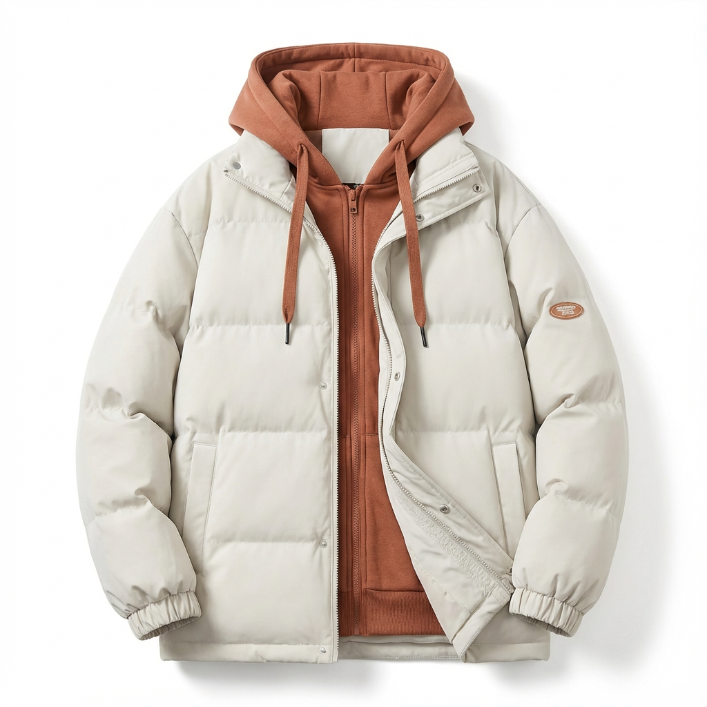 Winter Jacket Men’s Hooded Full-Zip Insulated Preston Hartley