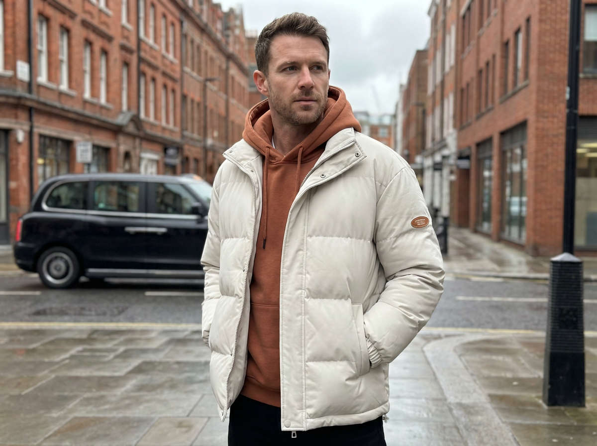 Winter Jacket Men’s Hooded Full-Zip Insulated Preston Hartley