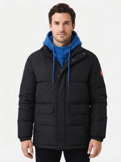 Winter Jacket Men’s Hooded Full-Zip Insulated Preston Hartley