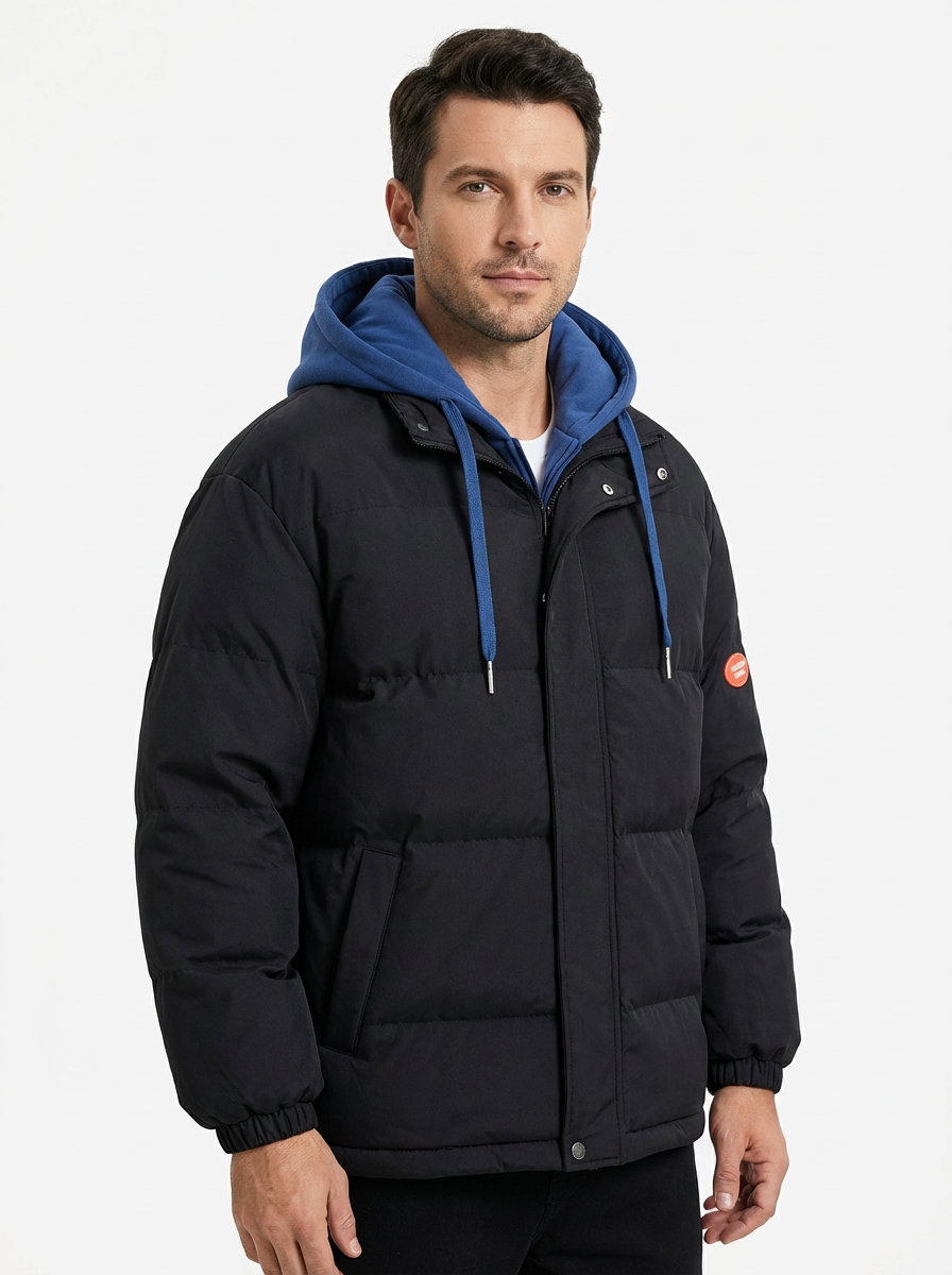 Winter Jacket Men’s Hooded Full-Zip Insulated Preston Hartley