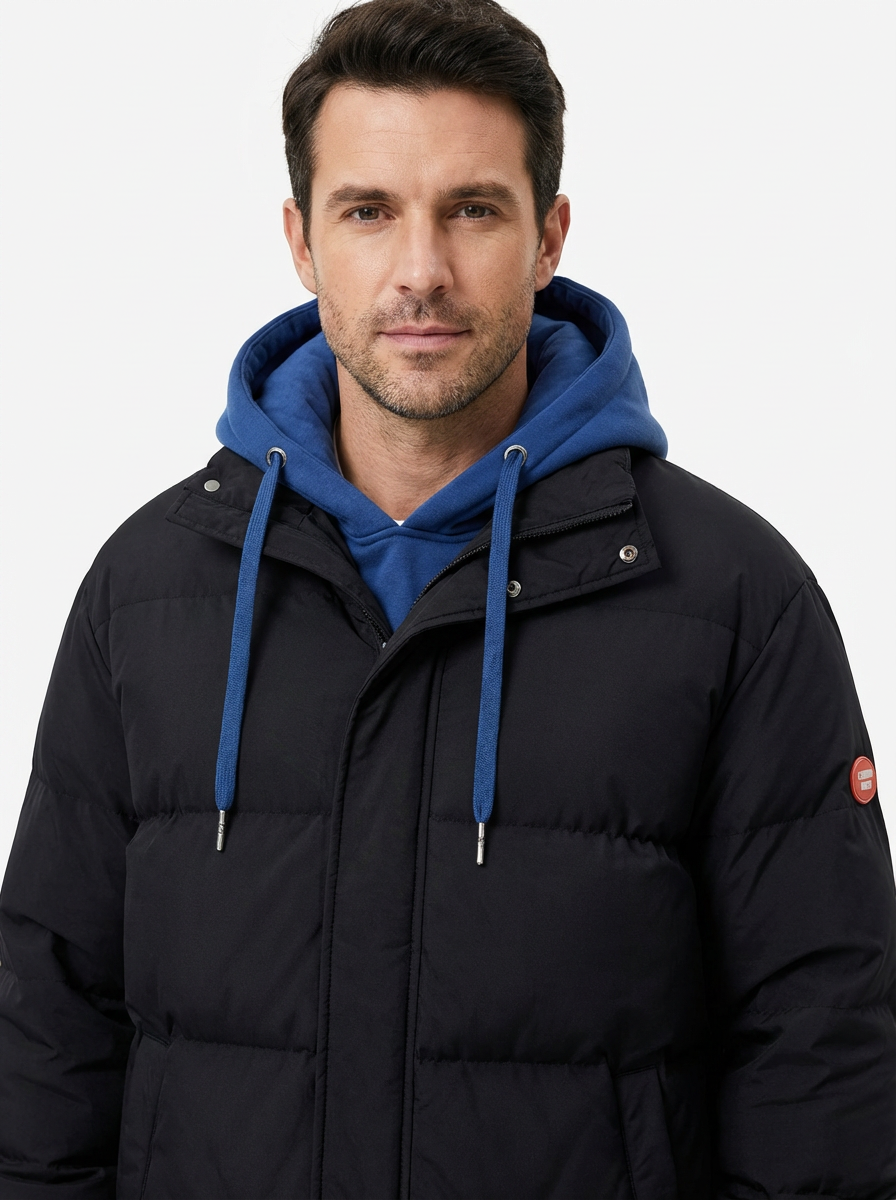 Winter Jacket Men’s Hooded Full-Zip Insulated Preston Hartley