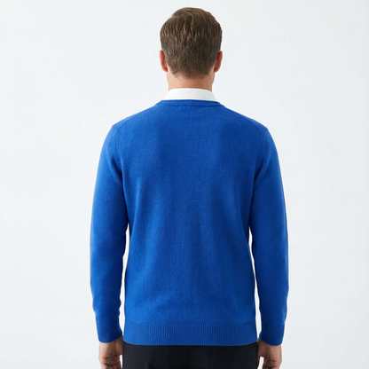 Sweater Men Classic O-Neck Long Sleeve