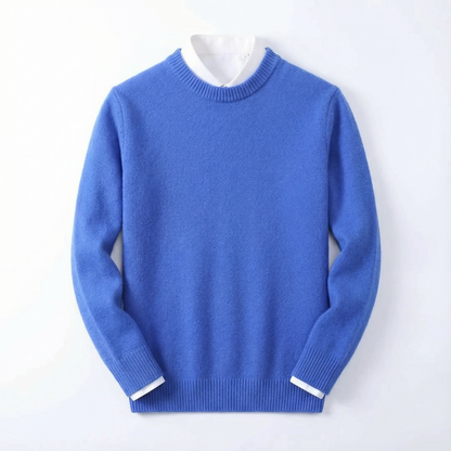 Sweater Men Classic O-Neck Long Sleeve