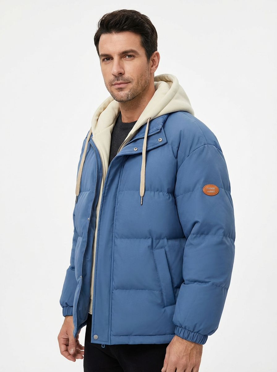 Winter Jacket Men’s Hooded Full-Zip Insulated Preston Hartley