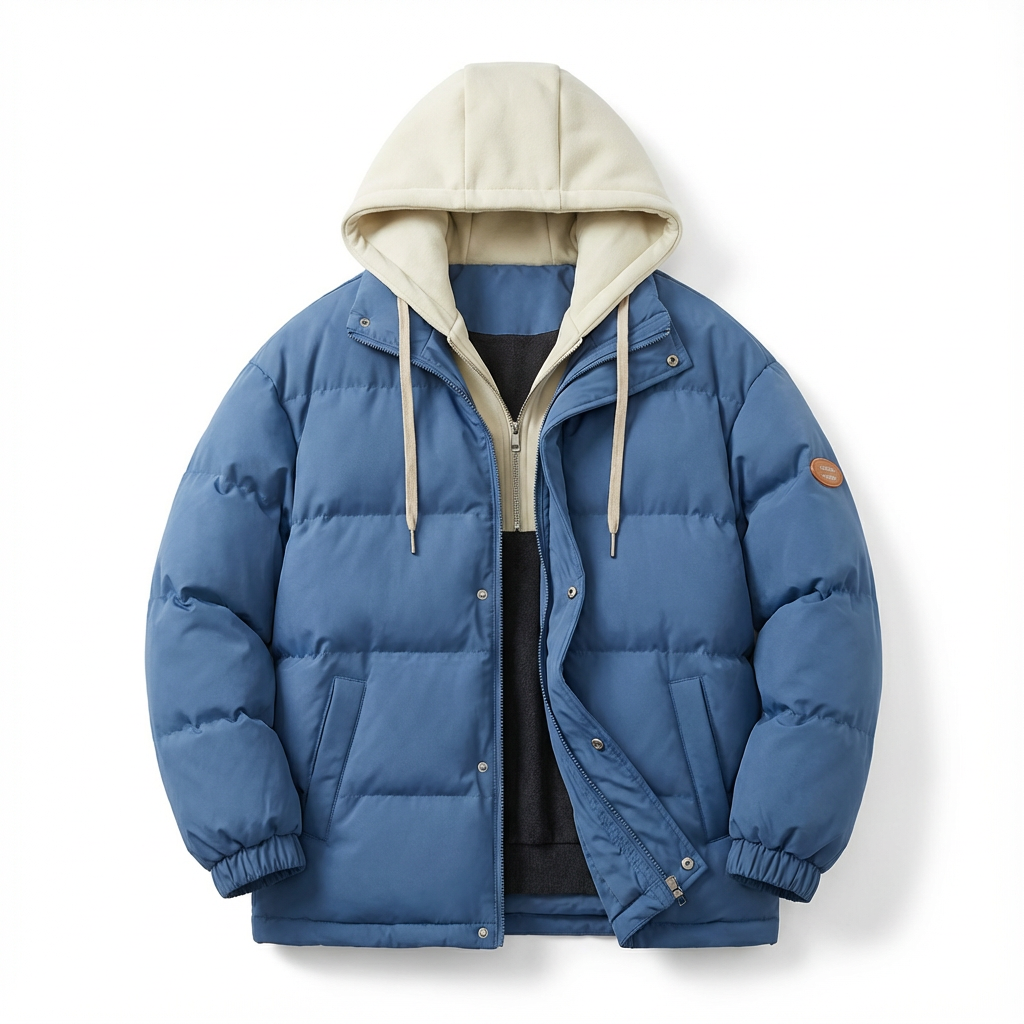 Winter Jacket Men’s Hooded Full-Zip Insulated Preston Hartley