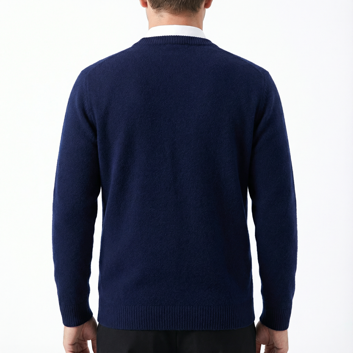 Sweater Men Classic O-Neck Long Sleeve