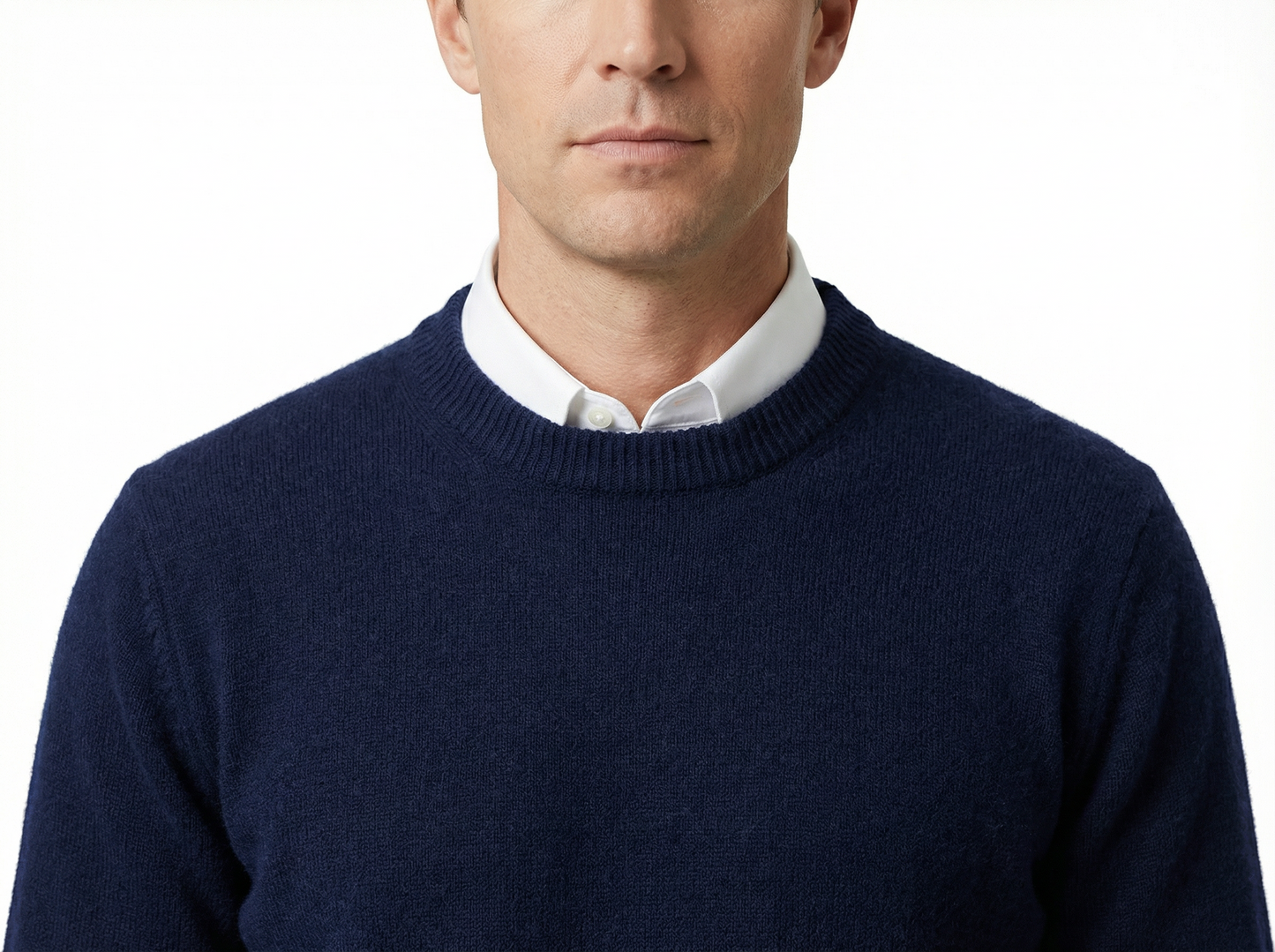 Sweater Men Classic O-Neck Long Sleeve