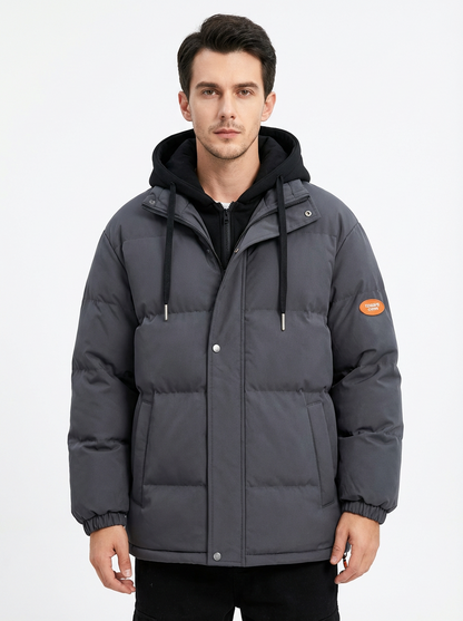 Winter Jacket Men’s Hooded Full-Zip Insulated Preston Hartley