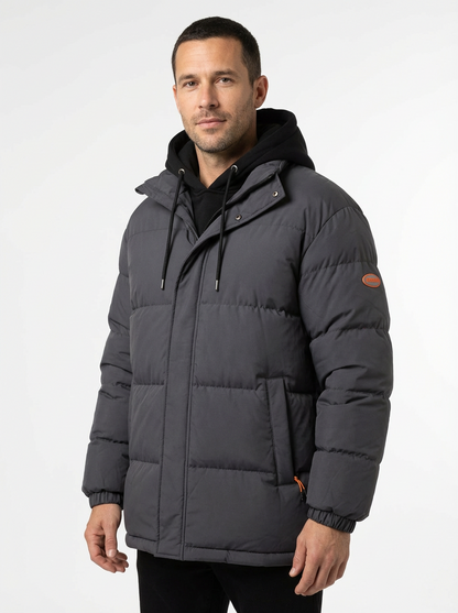 Winter Jacket Men’s Hooded Full-Zip Insulated Preston Hartley