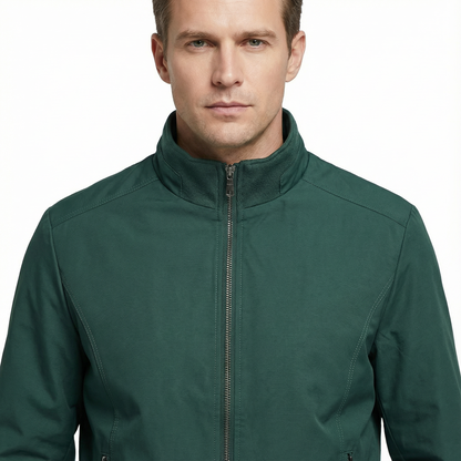 Bomber Jacket Men Slim Fit Casual Long Sleeve