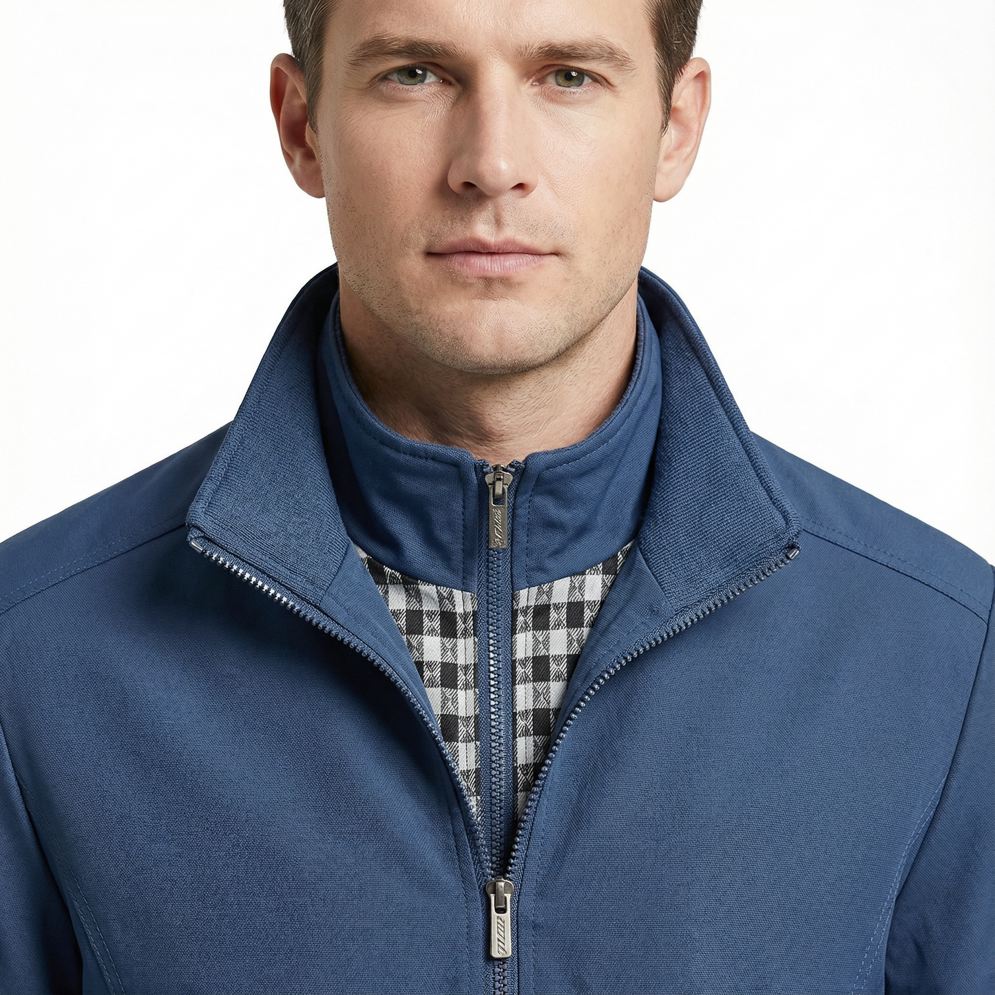 Bomber Jacket Men Slim Fit Casual Long Sleeve