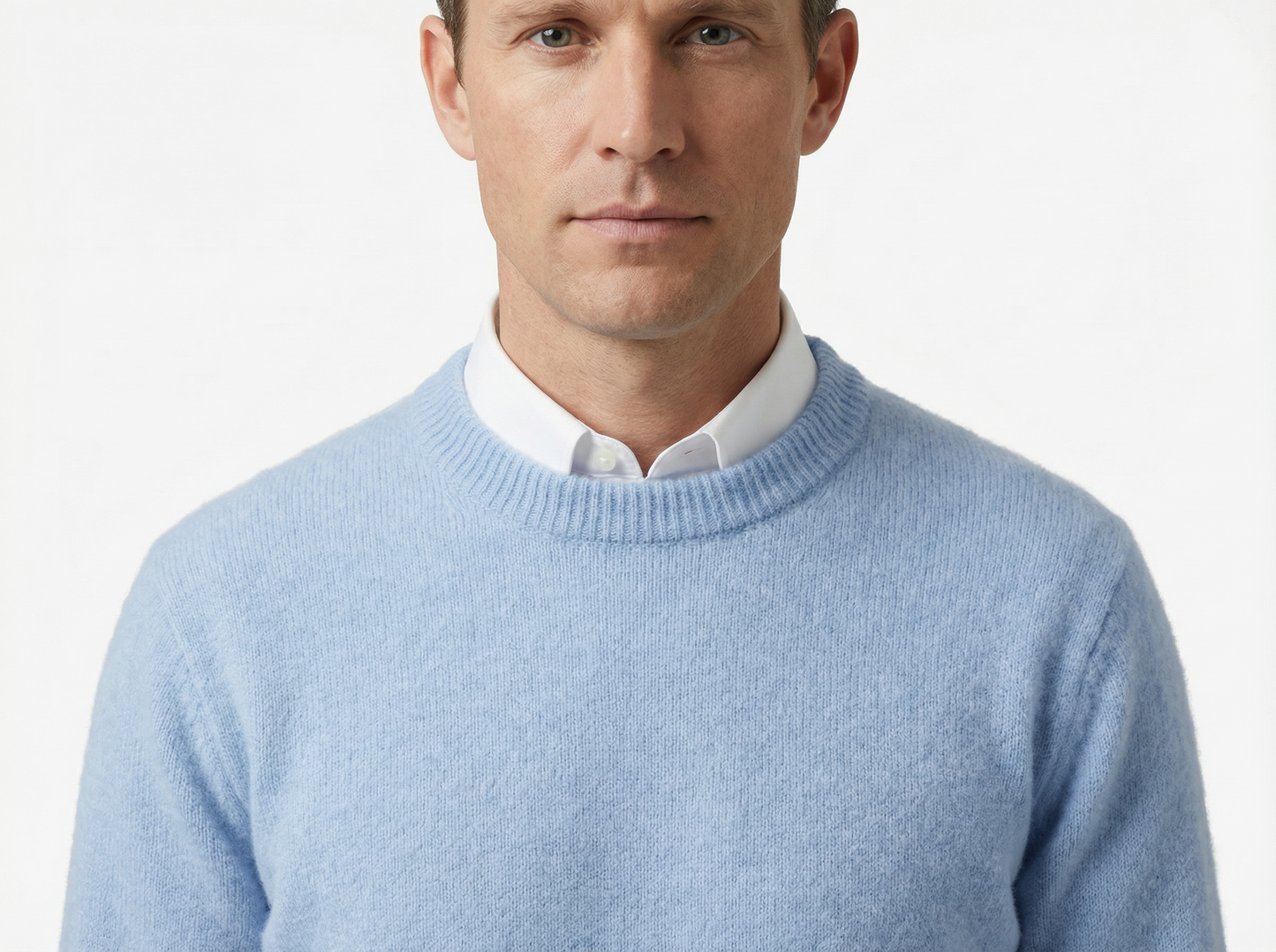 Sweater Men Classic O-Neck Long Sleeve