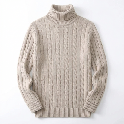 Sweater Men High Neck Casual Fit