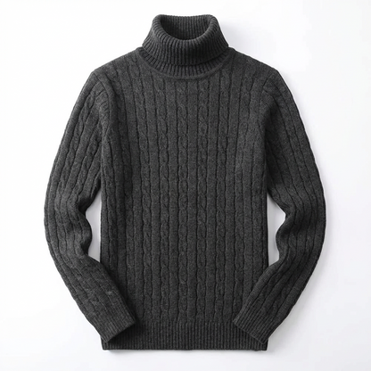 Sweater Men High Neck Casual Fit