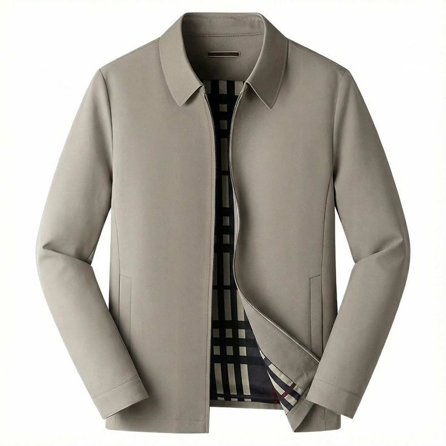 Jacket Men Lapel Collar Loose Fit Office Casual