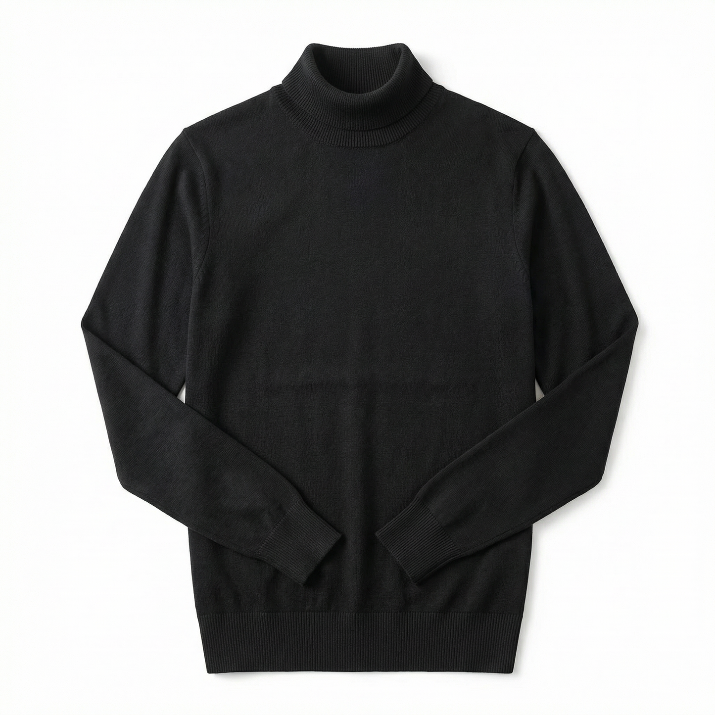 Sweater Men's Mock Neck Slim Fit