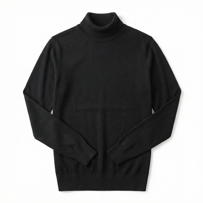 Sweater Men's Mock Neck Slim Fit