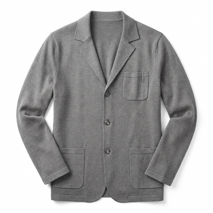 Business Blazer Men Slim Fit Structured Design