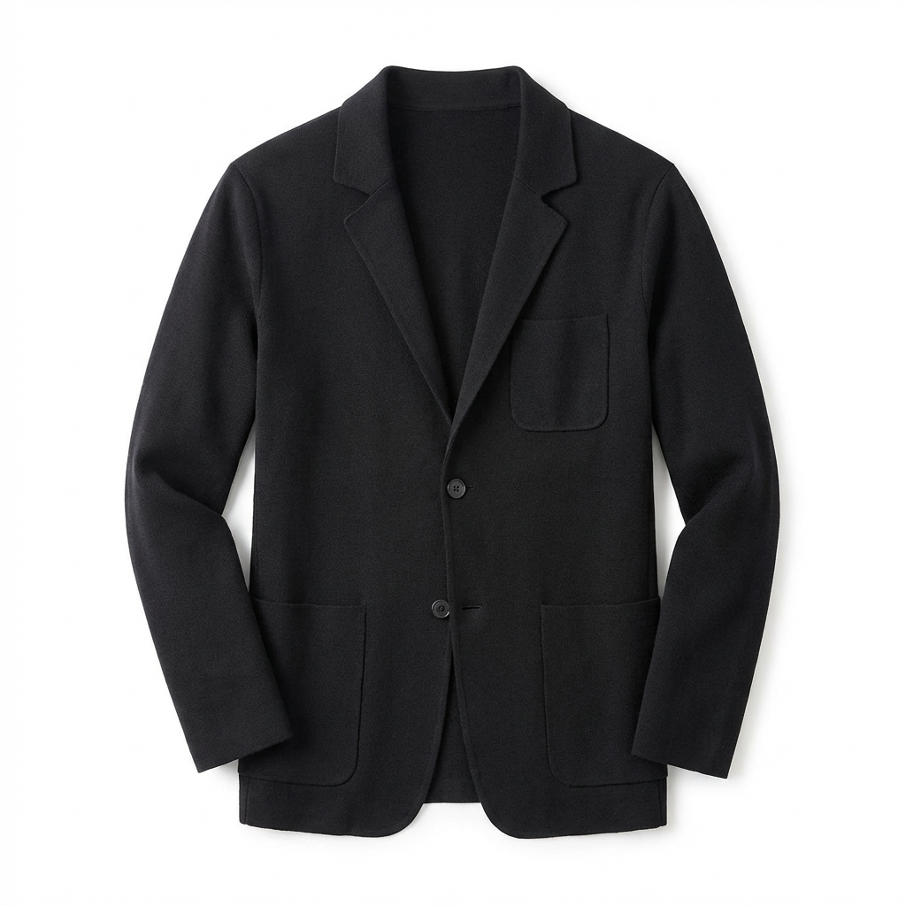 Business Blazer Men Slim Fit Structured Design