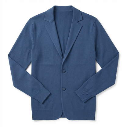 Business Blazer Men Slim Fit Structured Design