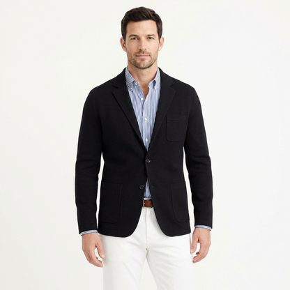 Business Blazer Men Slim Fit Structured Design