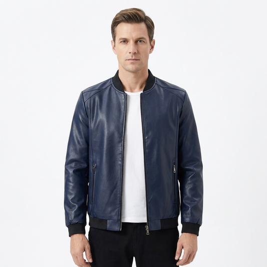 Jacket Men’s Lined Loose Fit Zipper Closure Preston Hartley