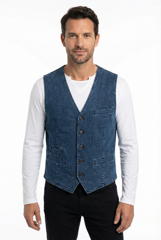 Suit Vest Men’s V-Neck Formal Waistcoat