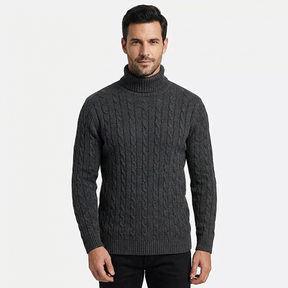 Sweater Men High Neck Casual Fit