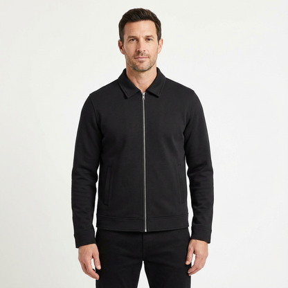 Jacket Men Lapel Collar Loose Fit Office Casual