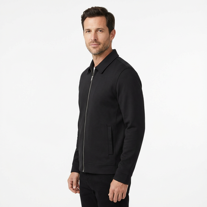 Jacket Men Lapel Collar Loose Fit Office Casual