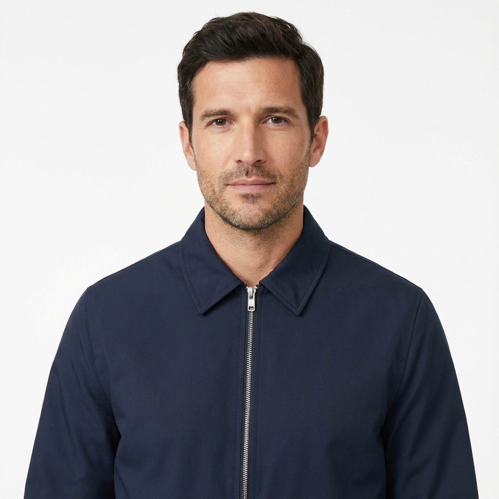 Jacket Men Lapel Collar Loose Fit Office Casual