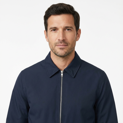 Jacket Men Lapel Collar Loose Fit Office Casual