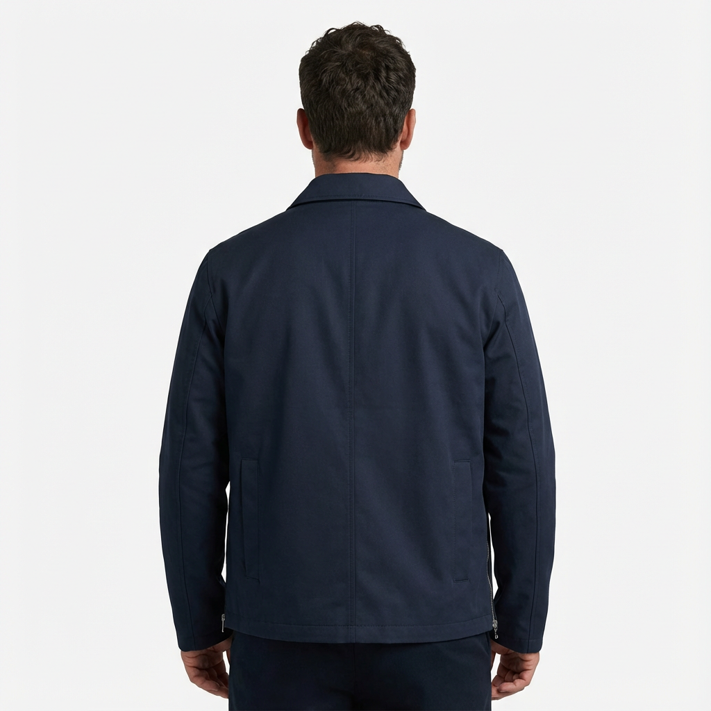 Jacket Men Lapel Collar Loose Fit Office Casual