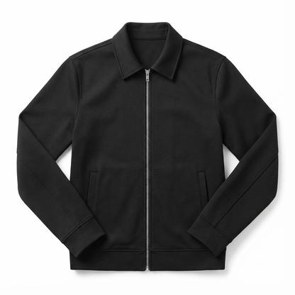 Jacket Men Lapel Collar Loose Fit Office Casual